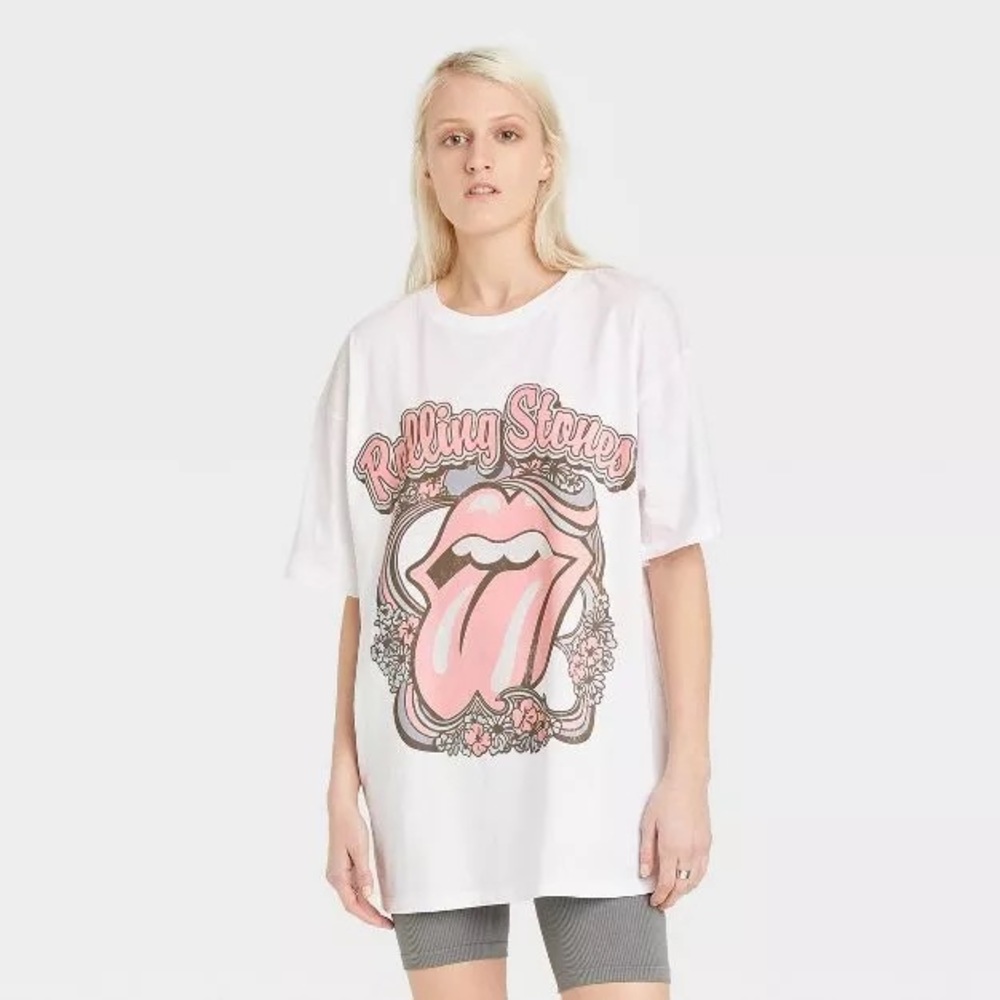 Target Rolling Stones Short Sleeve Dress Shirt